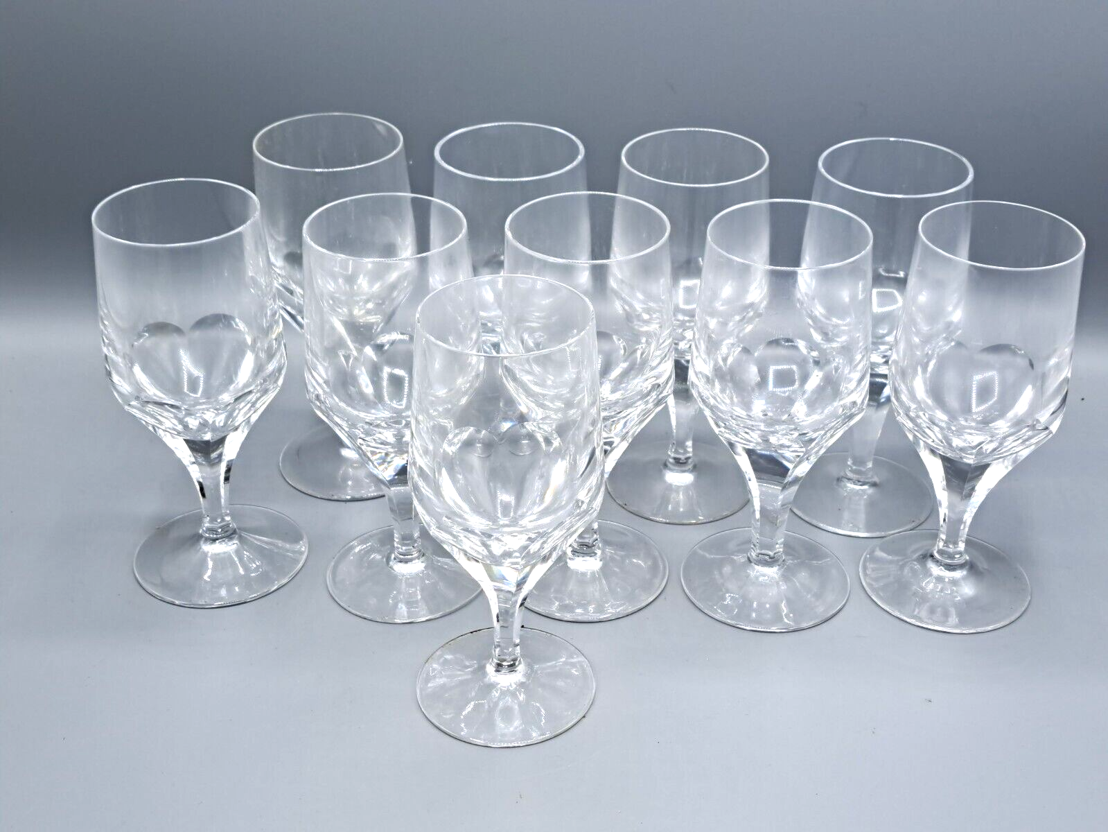 Antiquität, Gläser, Likörgläser, 10 Teilig